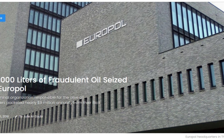 150,000 liters of Fraudulent Olive Oil Seized by Europol